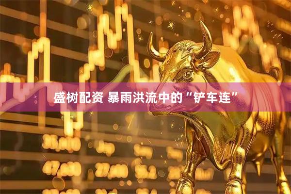 盛树配资 暴雨洪流中的“铲车连”
